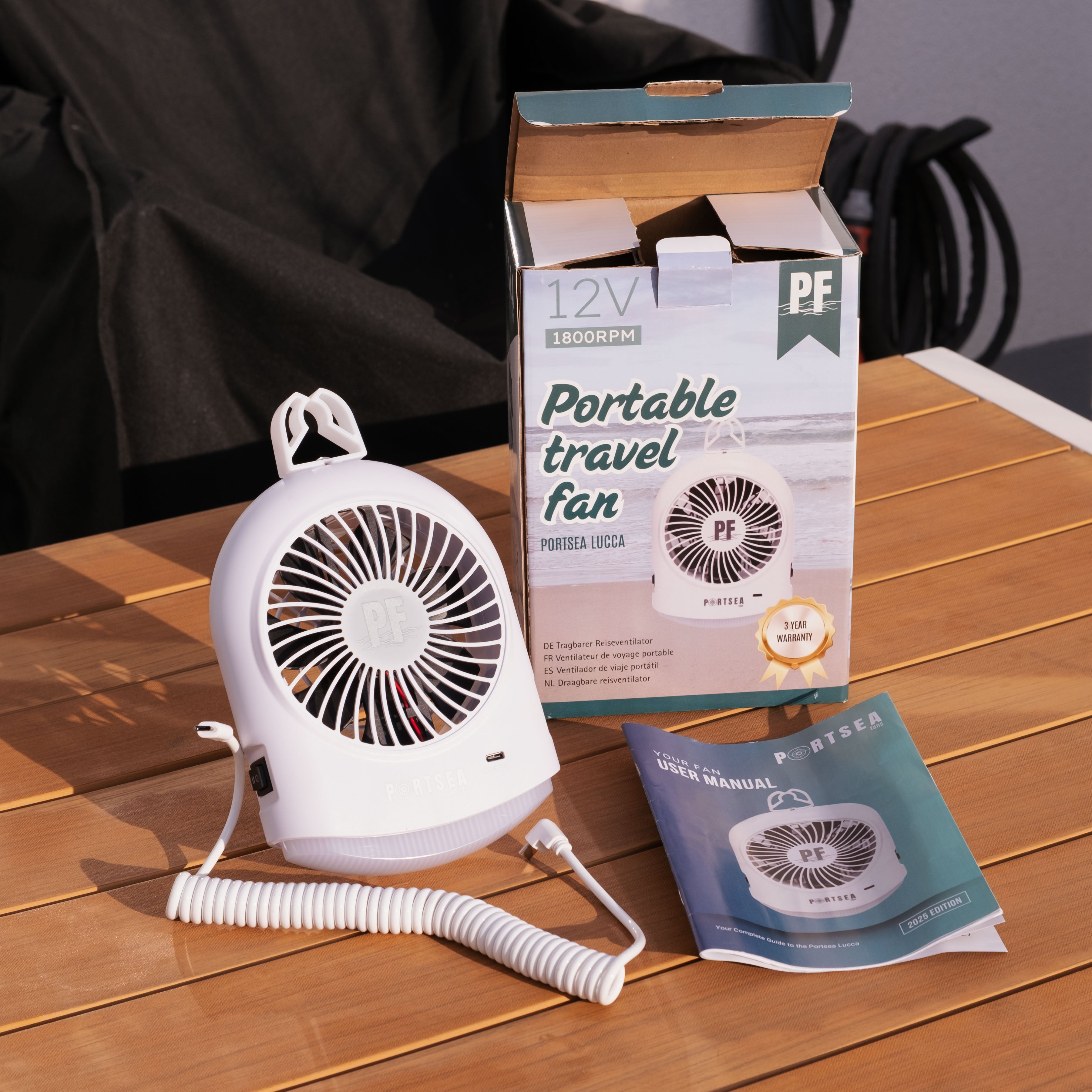 Portsea Lucca | Draagbare ventilator